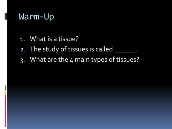 Ch 4 tissue the living fabric