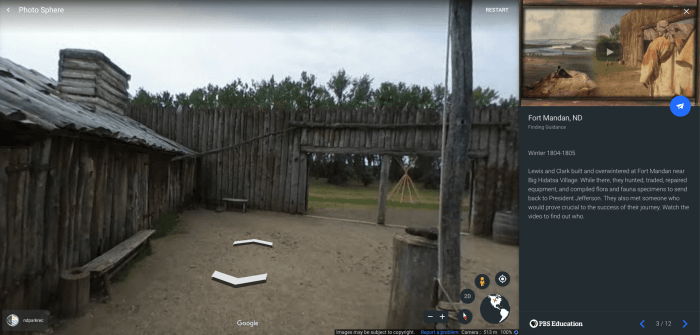 Lewis and clark expedition google earth