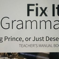 Fix it grammar frog prince answer key