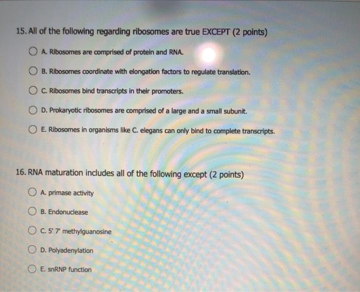 All of the following are true of ribosomes except